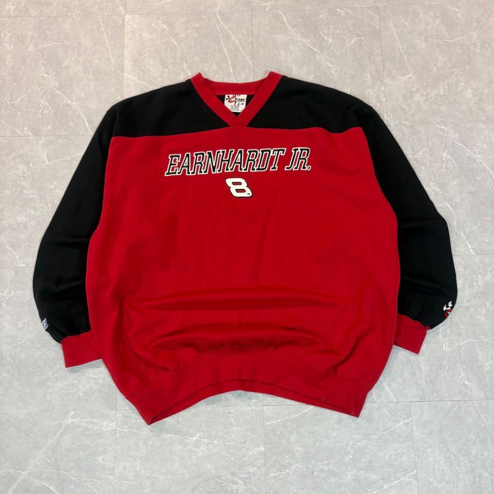 Chase Authentics Dale Earnhardt Jr 8‎ NASCAR Racing Sweatshirt Red Black Mens XL